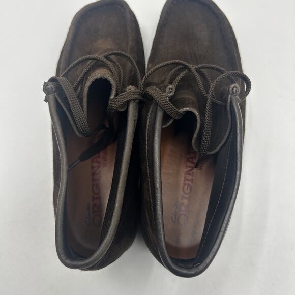 Clarks Originals Wallabee Brown Suede Leather 35402 Men’s Size 8.5